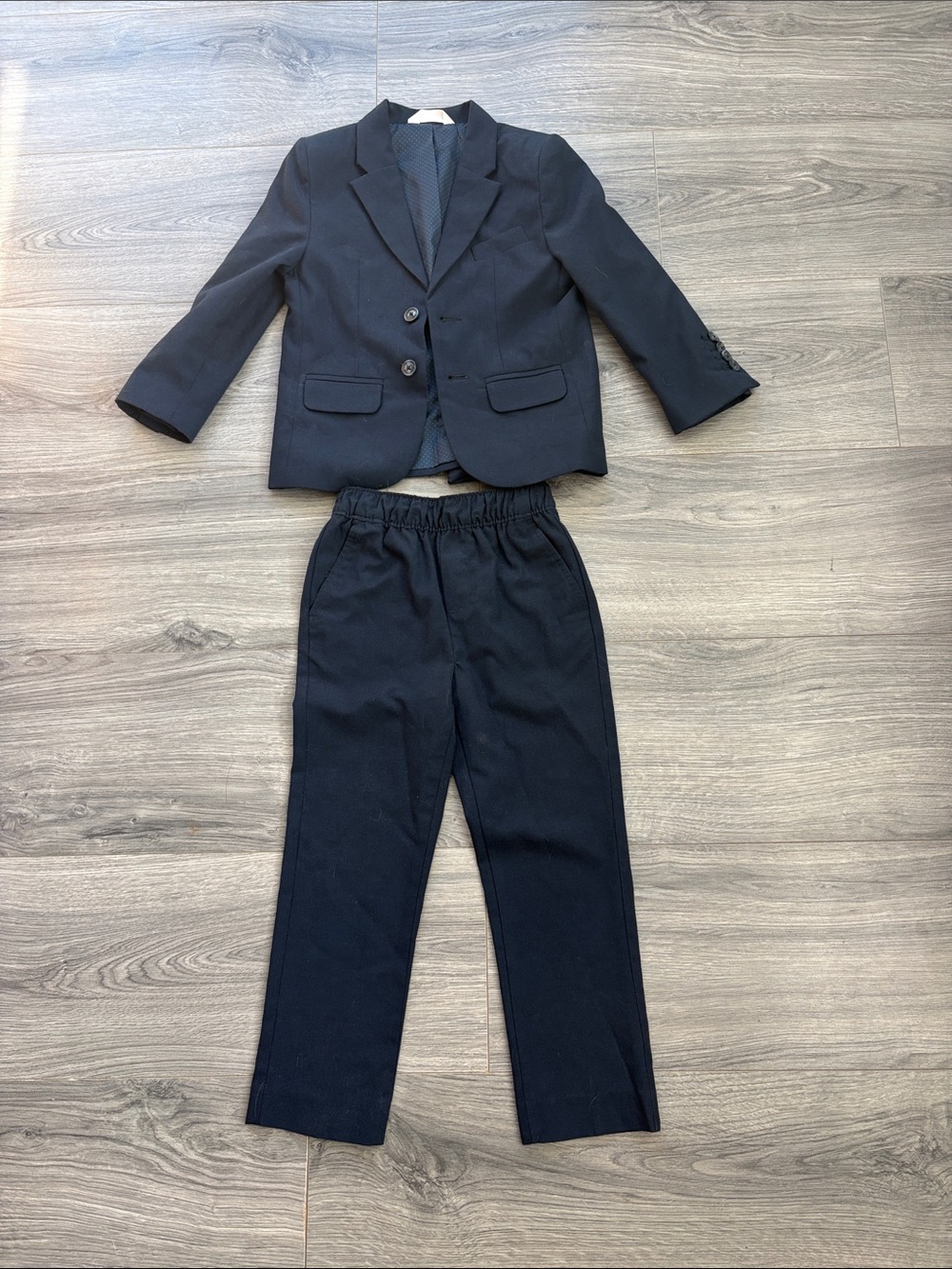 Cat & Jack Boys Navy Blazer & Dress Pants Suit Set 4T